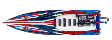 TRX103076-4-RED SPARTAN SR rot 36Zoll Rennboot mit Self-Righting Brushless